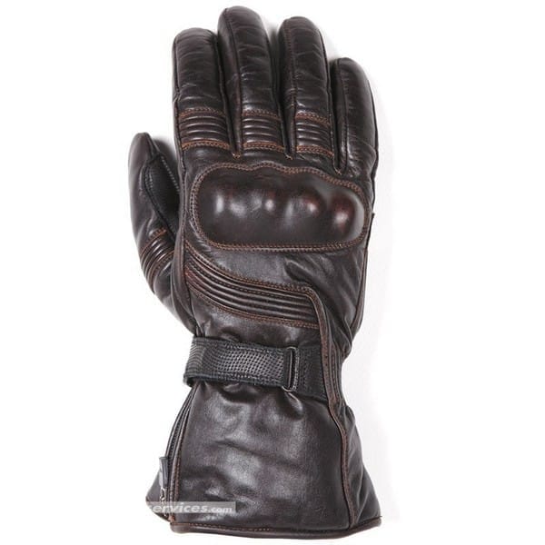 Gants Helston&rsquo;s Titan : cuir vintage en hiver