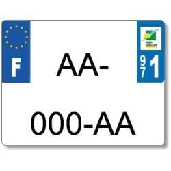 Uniformisation des plaques d&rsquo;immat 2 et 3-roues au 1er juillet 2015