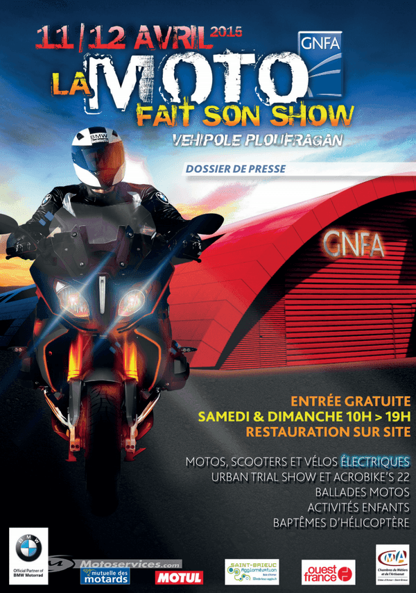 Salon de la moto de Ploufragan, Bretagne : les 11 et 12 avril 2015