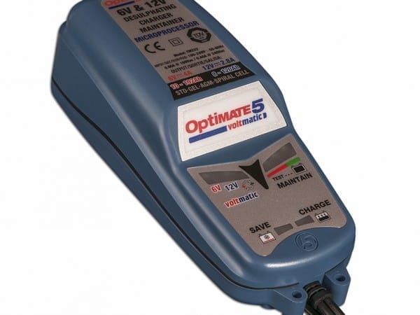 OptiMate 5 voltmatic : 1er chargeur de batterie à sélection automatique