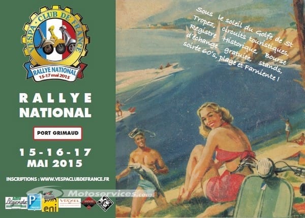 Rallye national Vespa : du 15 au 17 mai à Port Grimaud