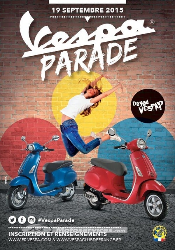 Vespa Parade 2015 : rendez-vous le 19 septembre