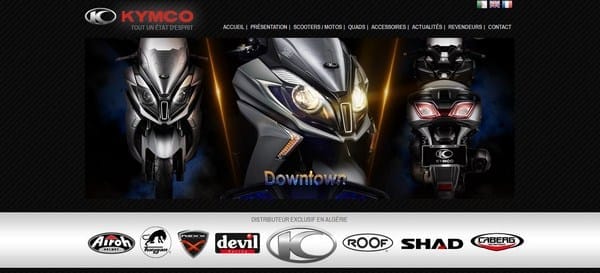 Un nouveau site internet pour Kymco Algérie !