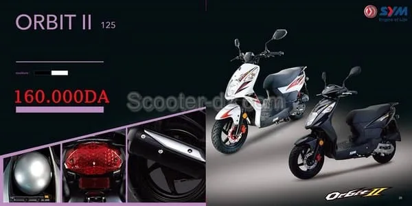 Sym Algérie : l'Orbit II à nouveau disponible en showroom