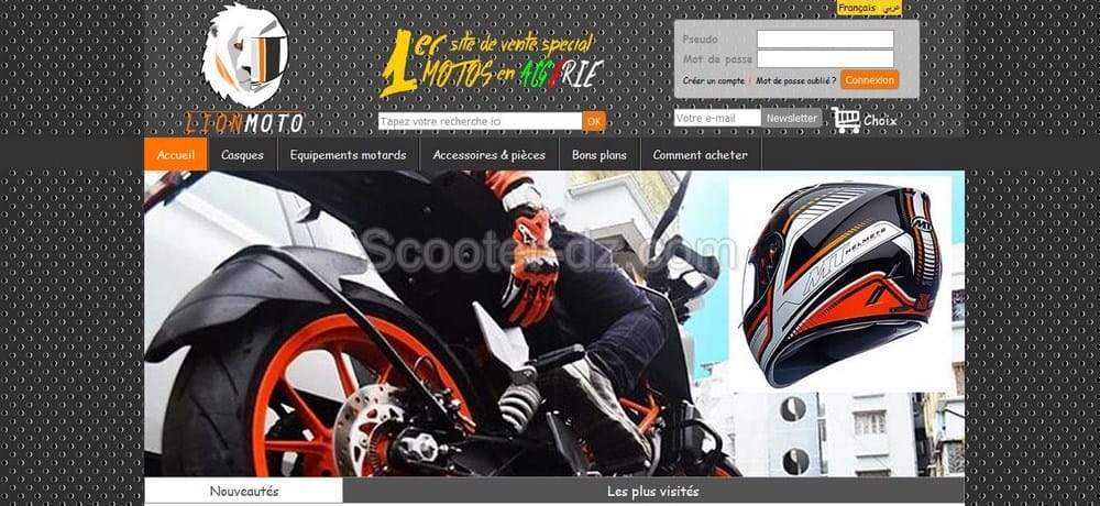 LionMoto.com, le 1er site de vente en ligne en Algérie !