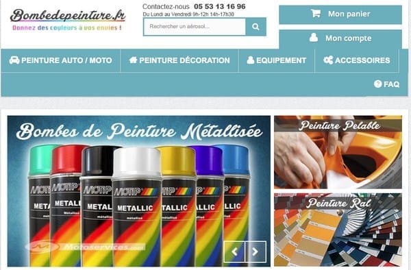 Contre les rayures : bombe de peinture à la carte