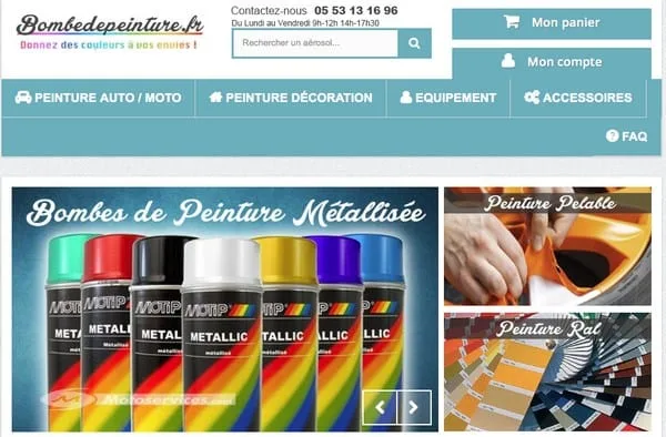 Contre les rayures : bombe de peinture à la carte
