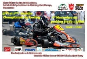Kymco sponsorise le championnat d'Algérie de Karting