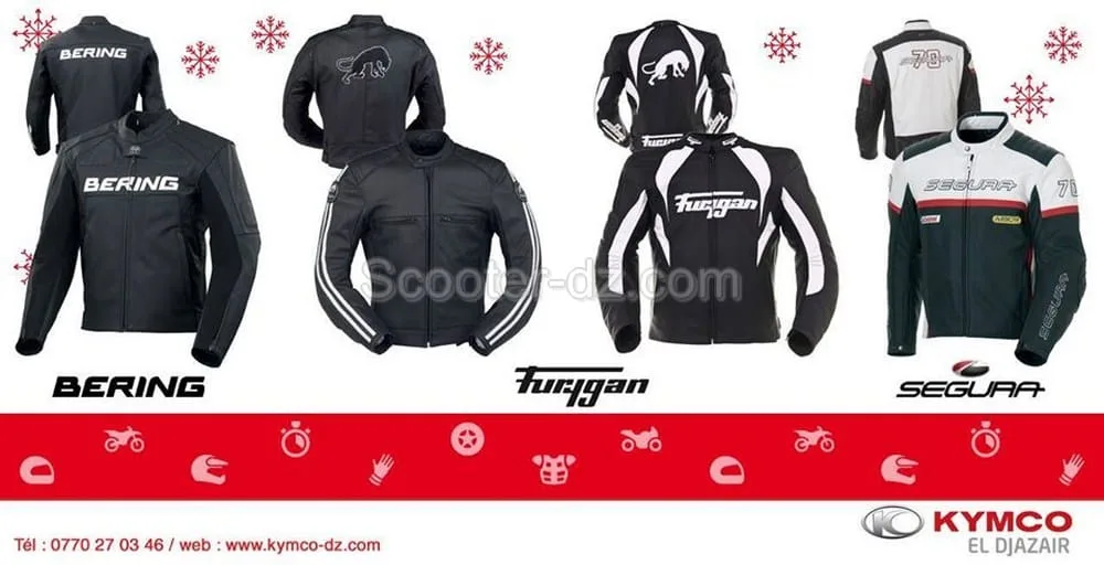 Blousons en cuir pour motards chez KMD Motors
