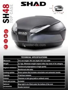 Promotion accessoires : Top-Case SHAD SH 48