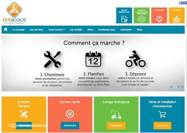 Izyscoot : le garagiste qui vient à vous
