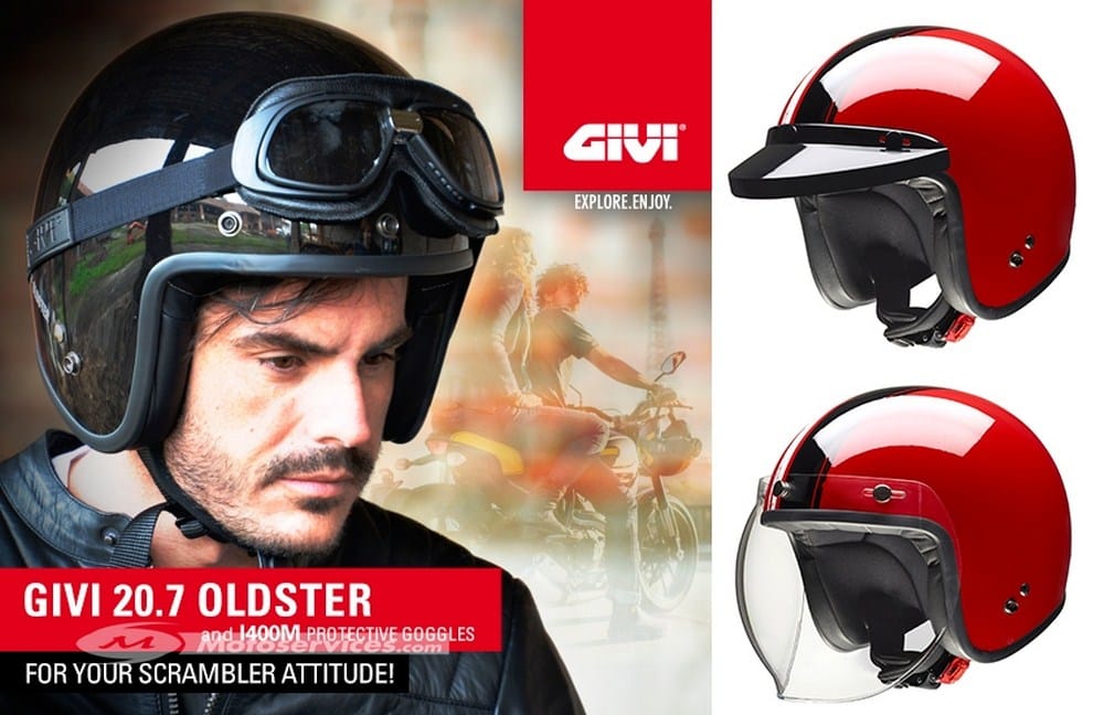Givi Oldster, pour rouler vintage ou Scrambler !