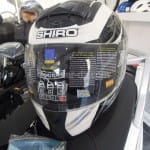 Protection pour enfants : casque SHIRO SH-829 noir/blanc