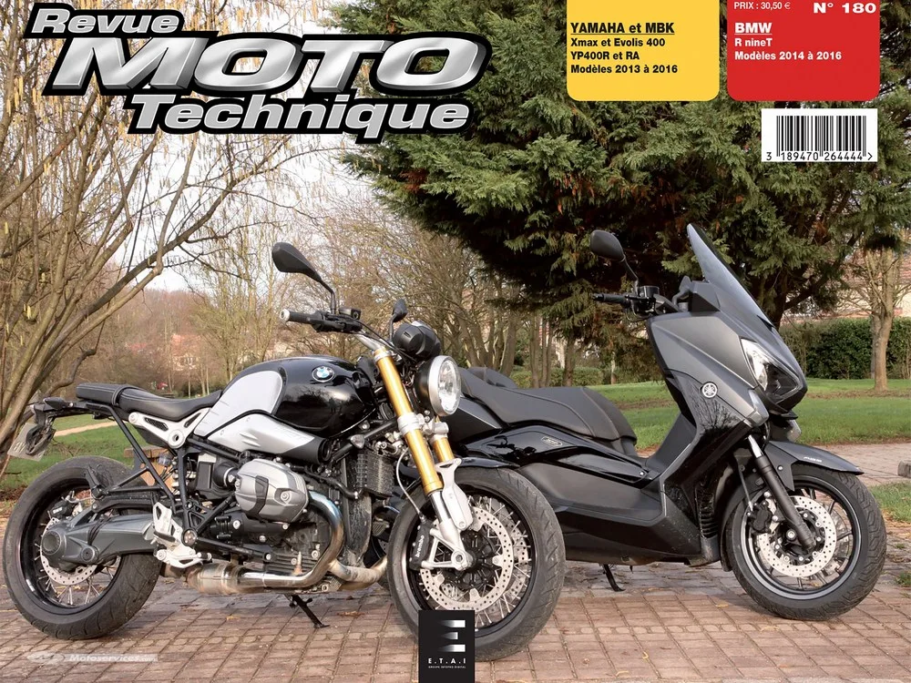 La RMT est parue avec Yamaha Xmax 400 et BMW NineT