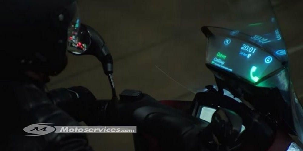 Un pare-brise intelligent pour le Yamaha Tricity