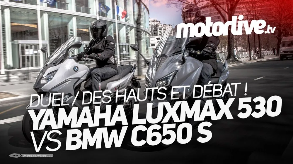 Des Hauts et Débat | Yamaha T-Max 530 LuxMax vs BMW C 650 Sport : la vidéo est en ligne