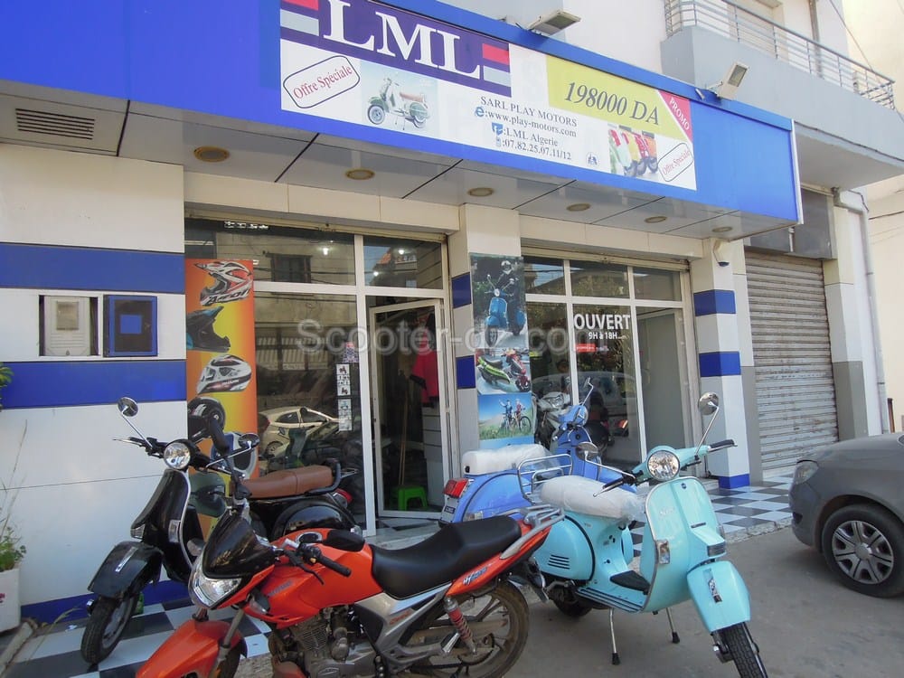 PlayMotors déménage pour un autre showroom à Alger (LML, Haojue, Rieju)