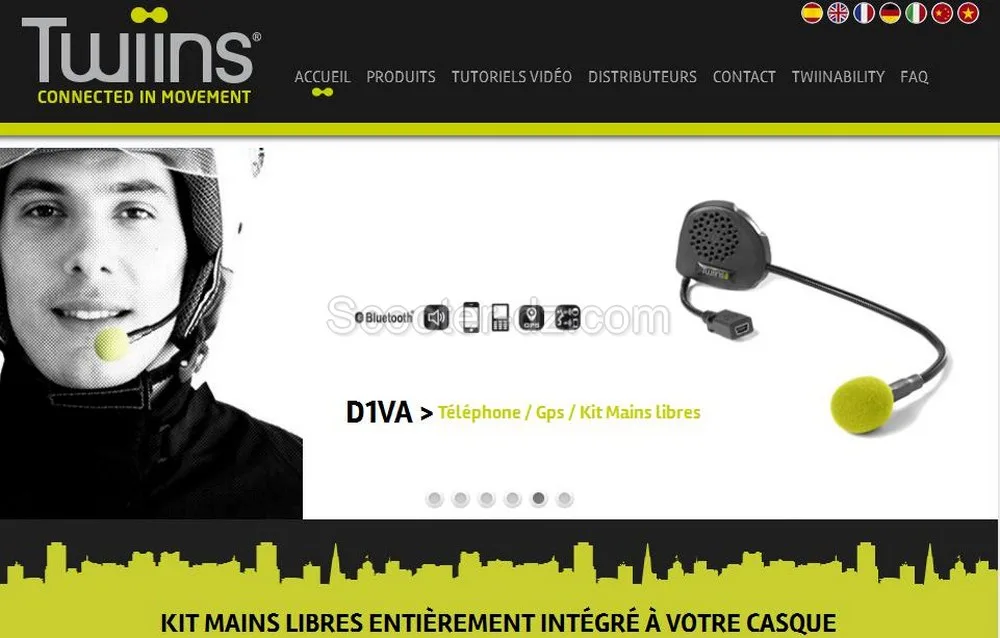 Twiins Algérie : les intercoms ibériques représentés par Sidi Achour Motos Pièces