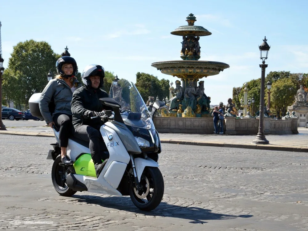 Felix ou le scooter-taxi électrique en BMW C-Evo