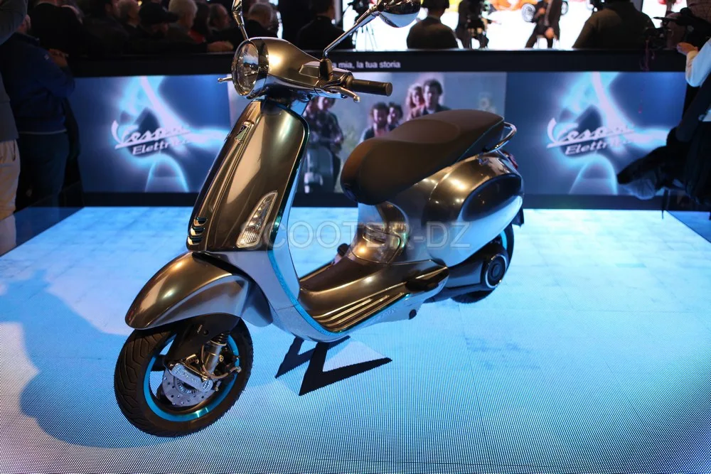 #Live Eicma 2016 : Piaggio, scooter électrique avec la Vespa Electtrica