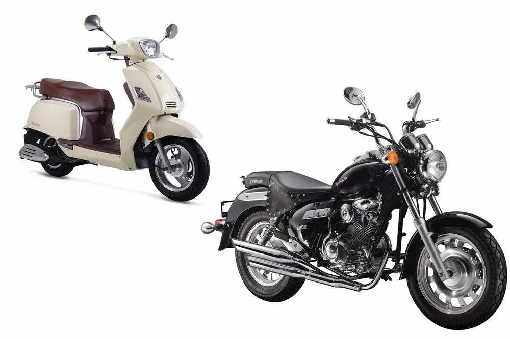 Keeway 2017 : tarifs motos et scooters 125 et 50 Euro4