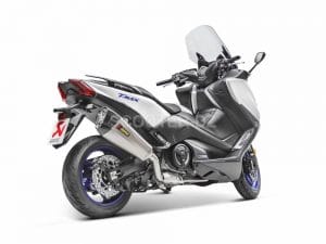 Ligne Akrapovič Racing conforme pour le TMAX 530 Euro4
