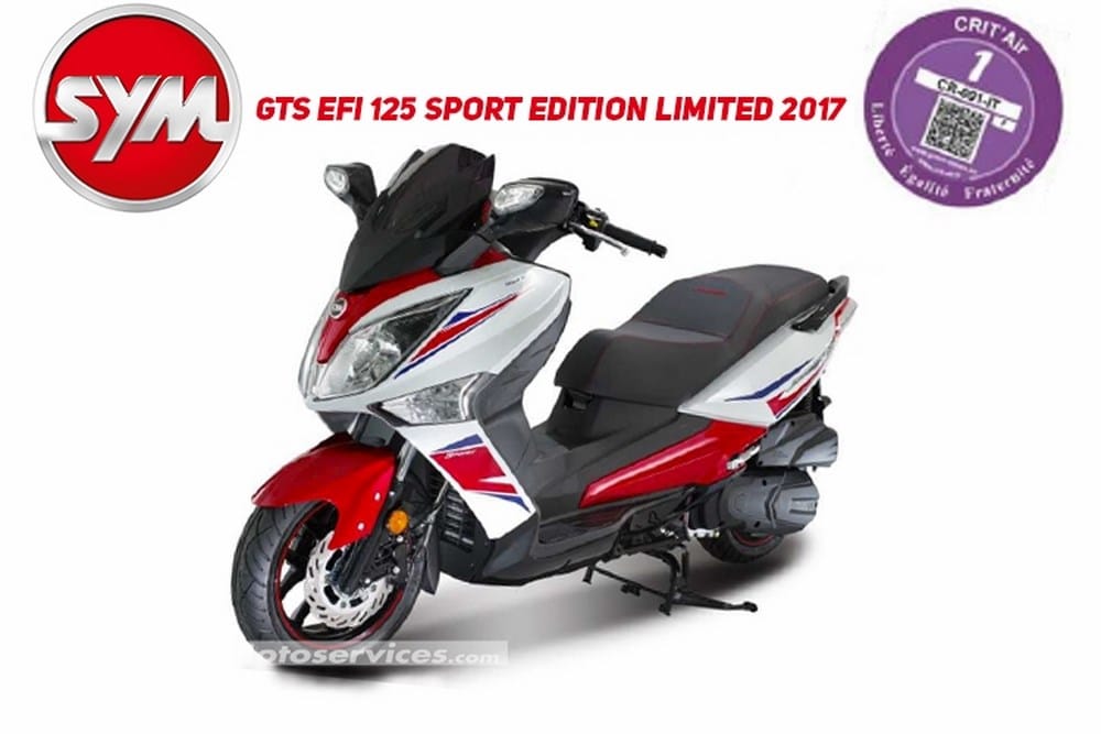 Sym GTS EFI 125 Sport Edition Limited 2017 : plus sportif que jamais