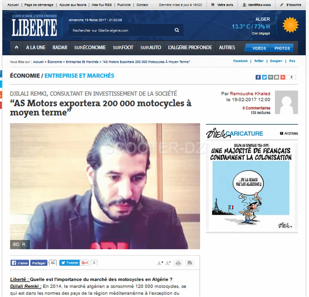 AS Motors exportera près de 200.000 motocycles à terme