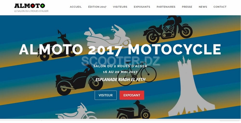 ALMOTO, le « Salon du 2 Roues d&rsquo;Alger » 16-20 mai 2017