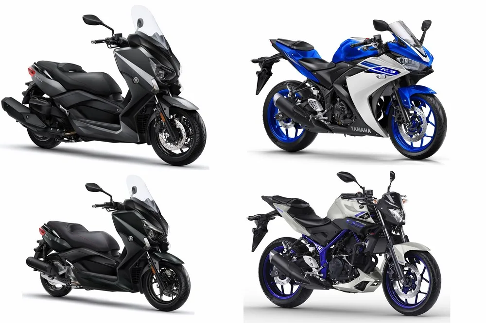 Yamaha rappelle les R3, MT-03, Xmax 125 et 400 2017