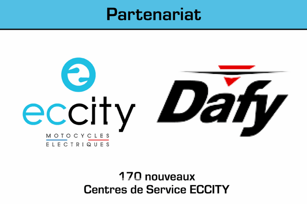 Scooters électriques Eccity Motorcycles : Disponible dans le réseau Dafy