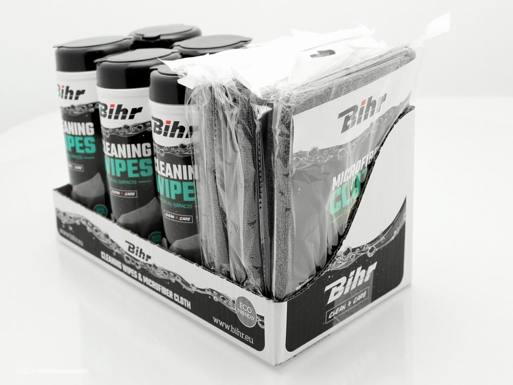 Lingettes nettoyantes moto Bihr : le nettoyage pratique