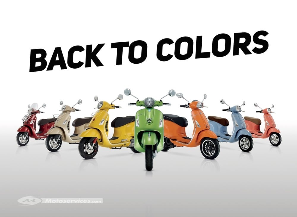 Back to colors : c&rsquo;est le printemps chez Vespa