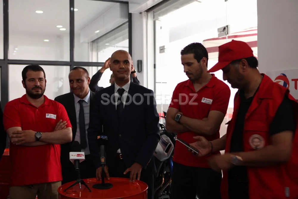 Inauguration du 1er centre d'entretien "MotoZone Total" à Alger