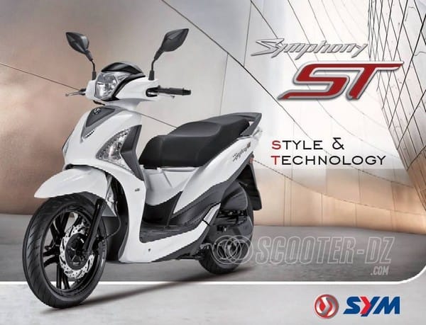 SYM Algérie : arrivage SYM SYMPHONY SR / ST 150