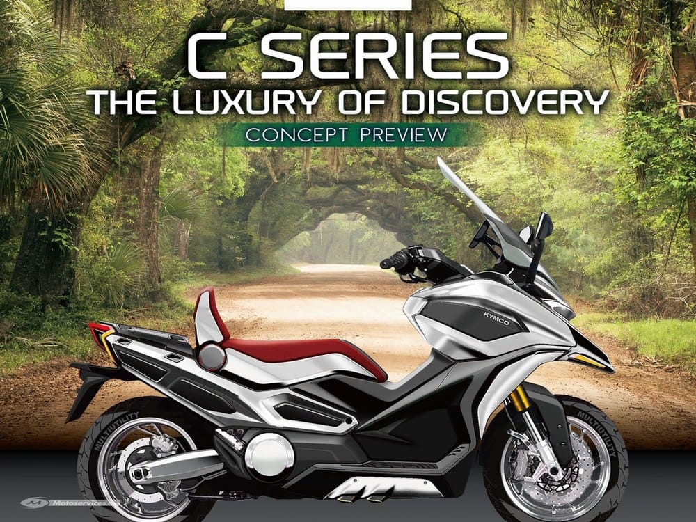 Kymco C Series : un AK 550 à la poursuite du Honda X-ADV
