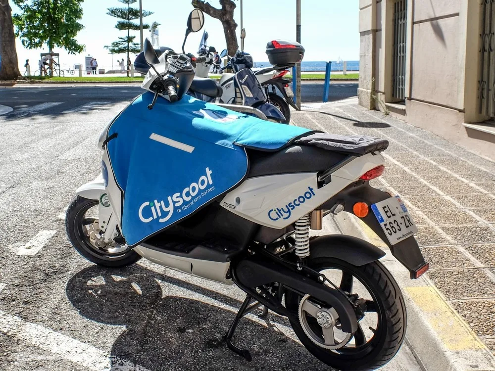 Cityscoot à Nice en 2018 : des scooters bleus sur la Côte d’Azur !