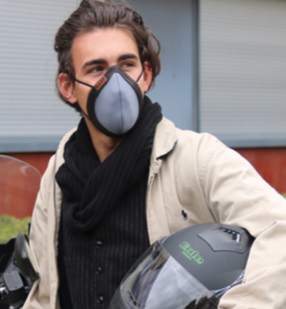 Mask : un nouveau masque antipollution pour motards, et autres !