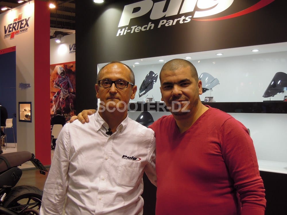 EICMA 2017 : nouveautés Puig avec Sidi Achour Motos Pièces