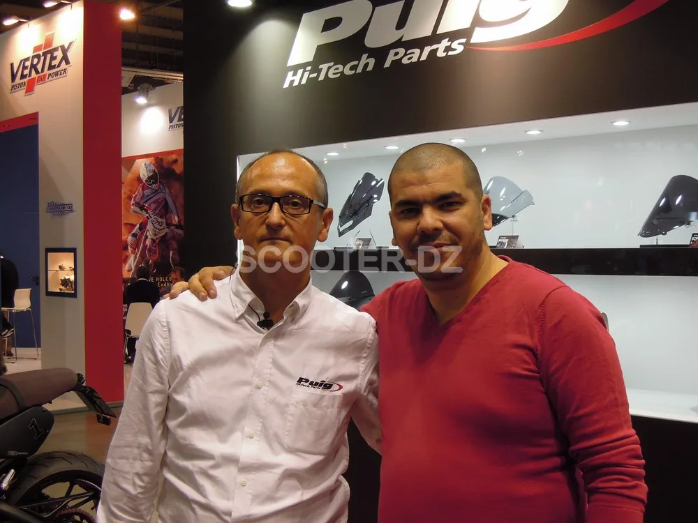 EICMA 2017 : nouveautés Puig avec Sidi Achour Motos Pièces
