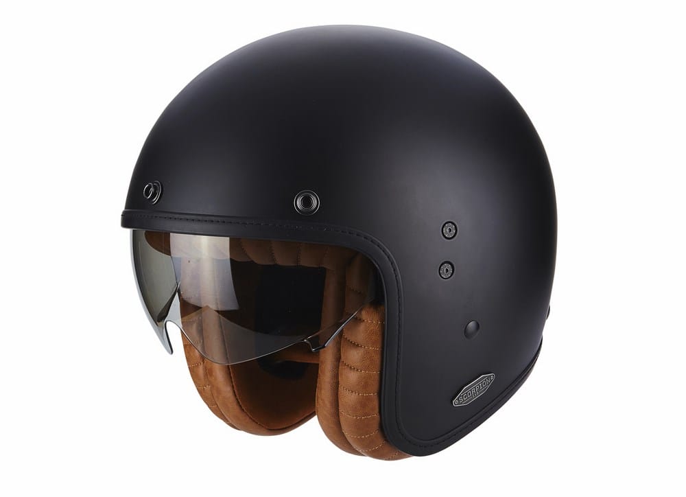 Scorpion Belfast Luxe : un casque jet fibre à prix léger