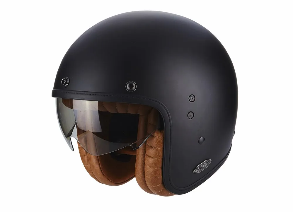 Scorpion Belfast Luxe : un casque jet fibre à prix léger