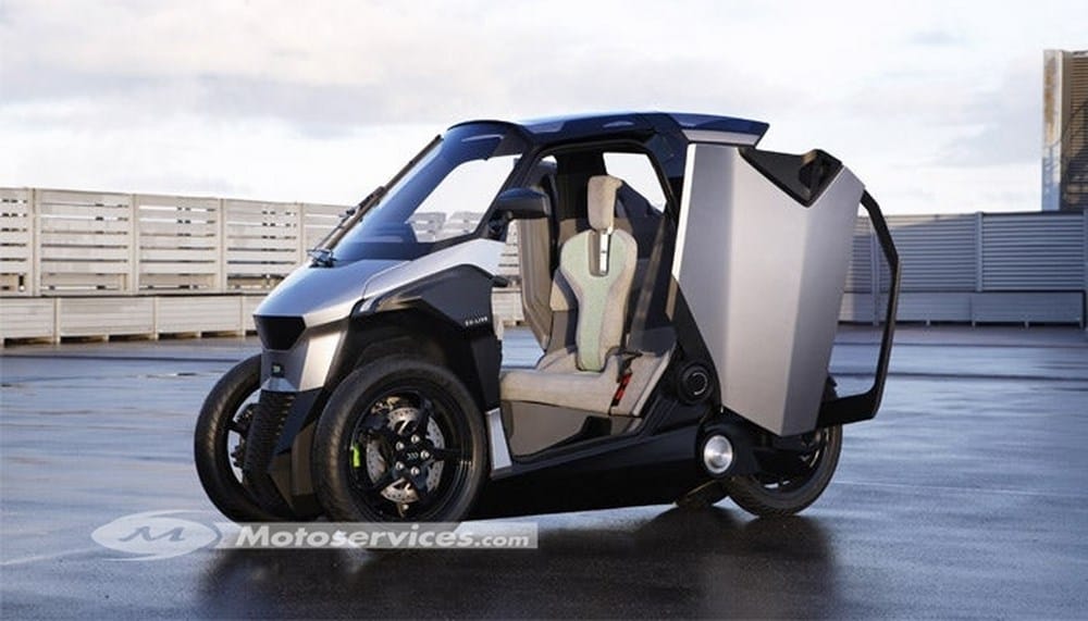 Peugeot PHEV scooter : l’hybride deux places à trois roues !