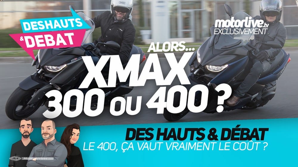 Xmax 300 vs Xmax 400 : quel maxiscooter Yamaha choisir ? | Des Hauts et Débat