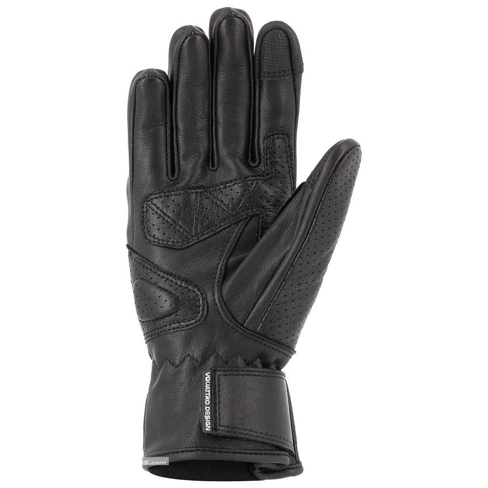 Vquattro Vintaco : gants moto mi-saison en cuir de chèvre