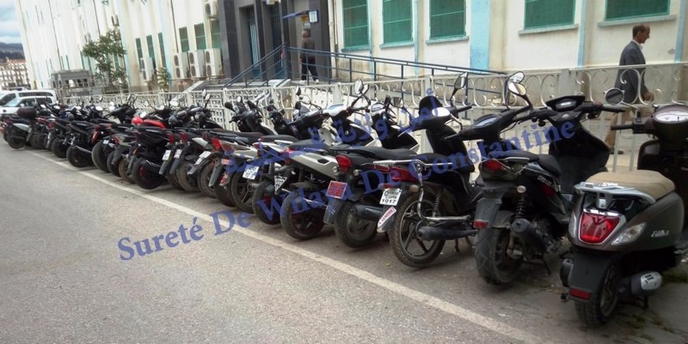 Opération "contrôle des motocycles" de la Sureté de la Wilaya de Constantine