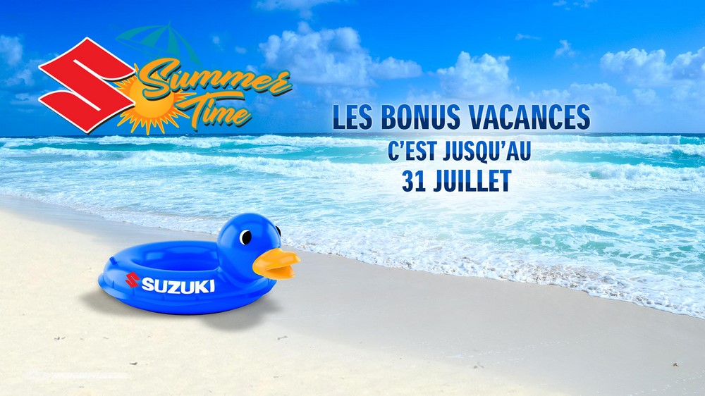 Promo Suzuki été 2018 : Bonus Vacances et jeu Summer Times !