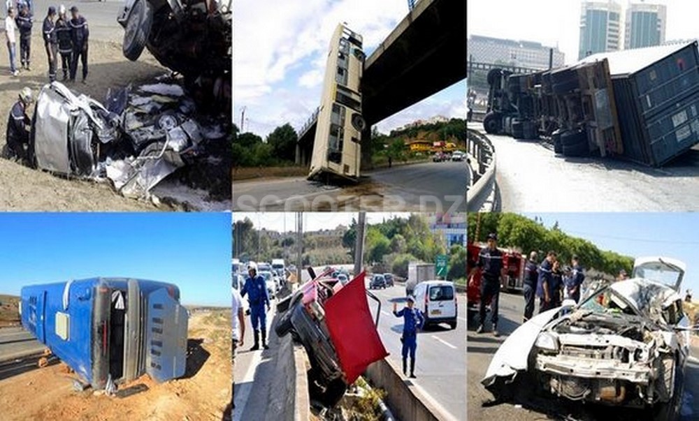 Accidents de la route : plus de 2270 décès lors des 8 premiers mois de 2018