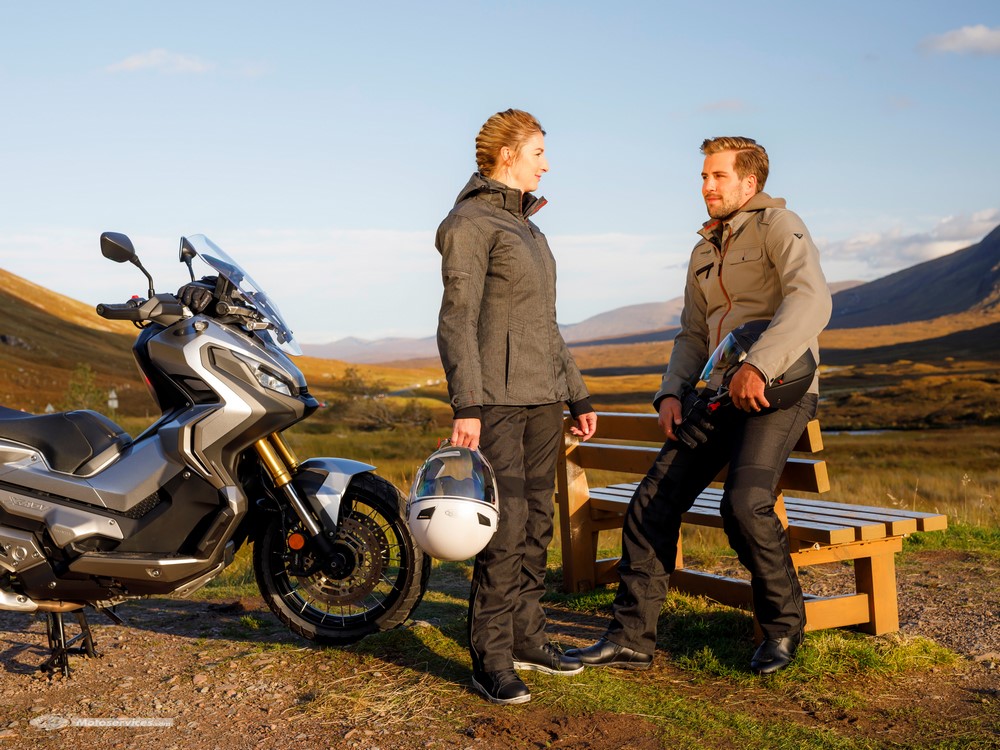 Vanucci Tifoso : la veste Louis-Moto textile automnale et urbaine