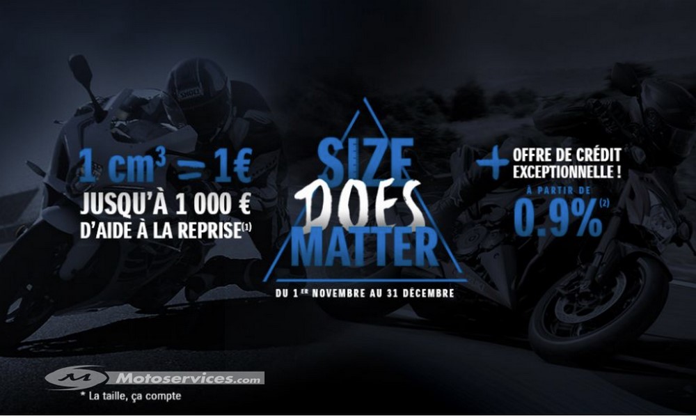 1 cm3 = 1€ – Chez Suzuki, la taille ça compte !